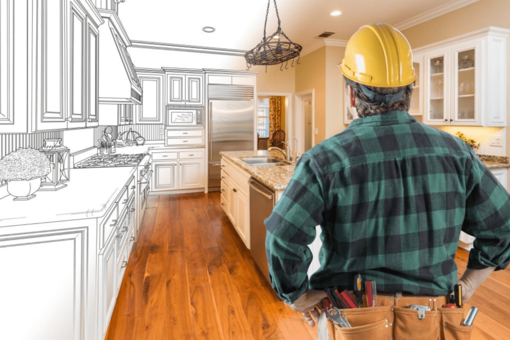 Kitchen renovation interior modern