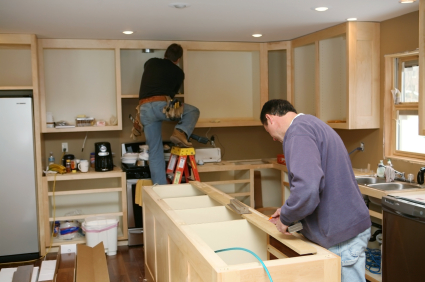 Kitchen cabinet installation renovation